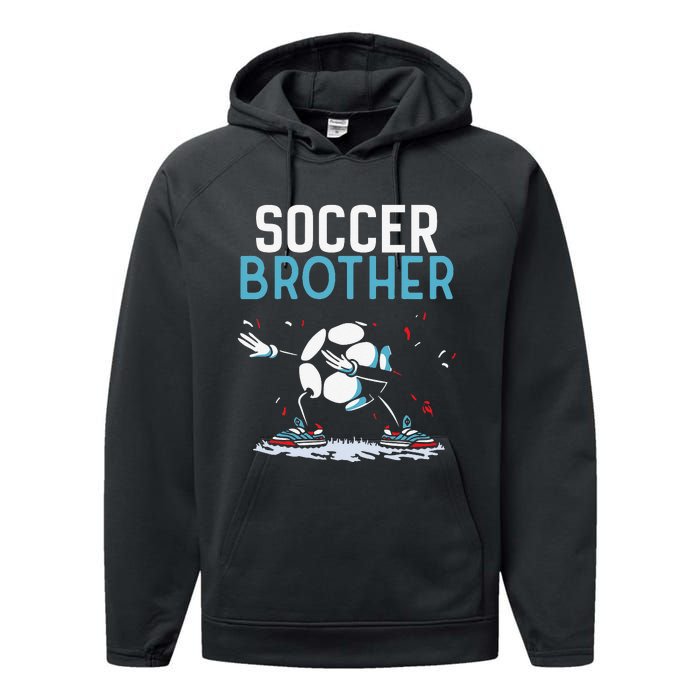 Soccer Brother Match Football Game Player Performance Fleece Hoodie