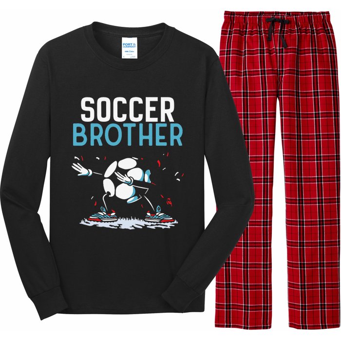 Soccer Brother Match Football Game Player Long Sleeve Pajama Set