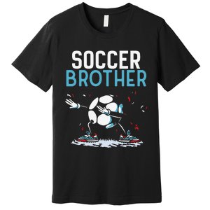 Soccer Brother Match Football Game Player Premium T-Shirt