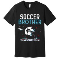 Soccer Brother Match Football Game Player Premium T-Shirt