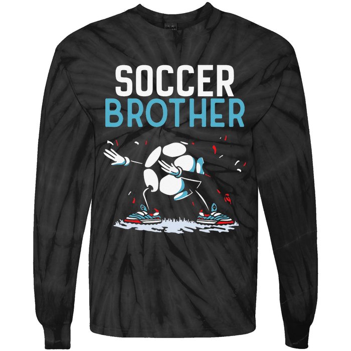 Soccer Brother Match Football Game Player Tie-Dye Long Sleeve Shirt