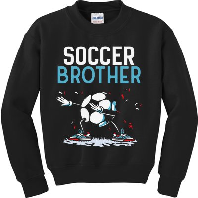 Soccer Brother Match Football Game Player Kids Sweatshirt