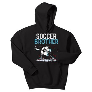 Soccer Brother Match Football Game Player Kids Hoodie