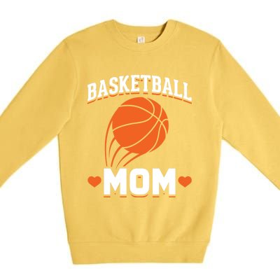 Sport Basketball Mom Basketball Player Basketball Gift Premium Crewneck Sweatshirt