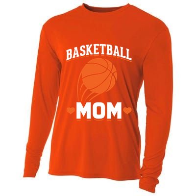 Sport Basketball Mom Basketball Player Basketball Gift Cooling Performance Long Sleeve Crew