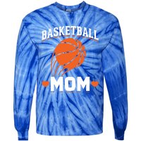 Sport Basketball Mom Basketball Player Basketball Gift Tie-Dye Long Sleeve Shirt