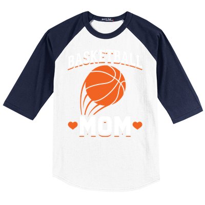 Sport Basketball Mom Basketball Player Basketball Gift Baseball Sleeve Shirt