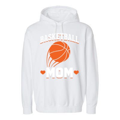 Sport Basketball Mom Basketball Player Basketball Gift Garment-Dyed Fleece Hoodie