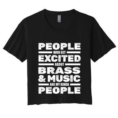 Saxophone Brass Music Jazz Musician Gift Sax Saxophonist Great Gift Crop Top
