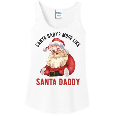 Santa Baby More Like Santa Daddy Ladies Essential Tank