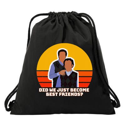 S..E.P B.R.O.T.H.E.R.S Movie Did We Just Become Best Friends Drawstring Bag