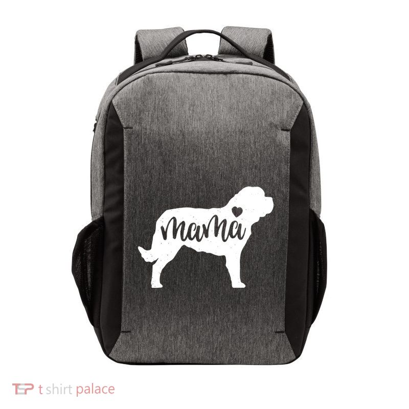 St. Bernard Mama Mom Dog Cute Mothers Day Gift Pullover Hoodie Vector Backpack