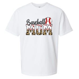 Softball Baseball Mom Leopard Tee Mother's Day Sueded Cloud Jersey T-Shirt