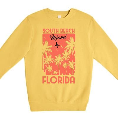 South Beach Miami Premium Crewneck Sweatshirt