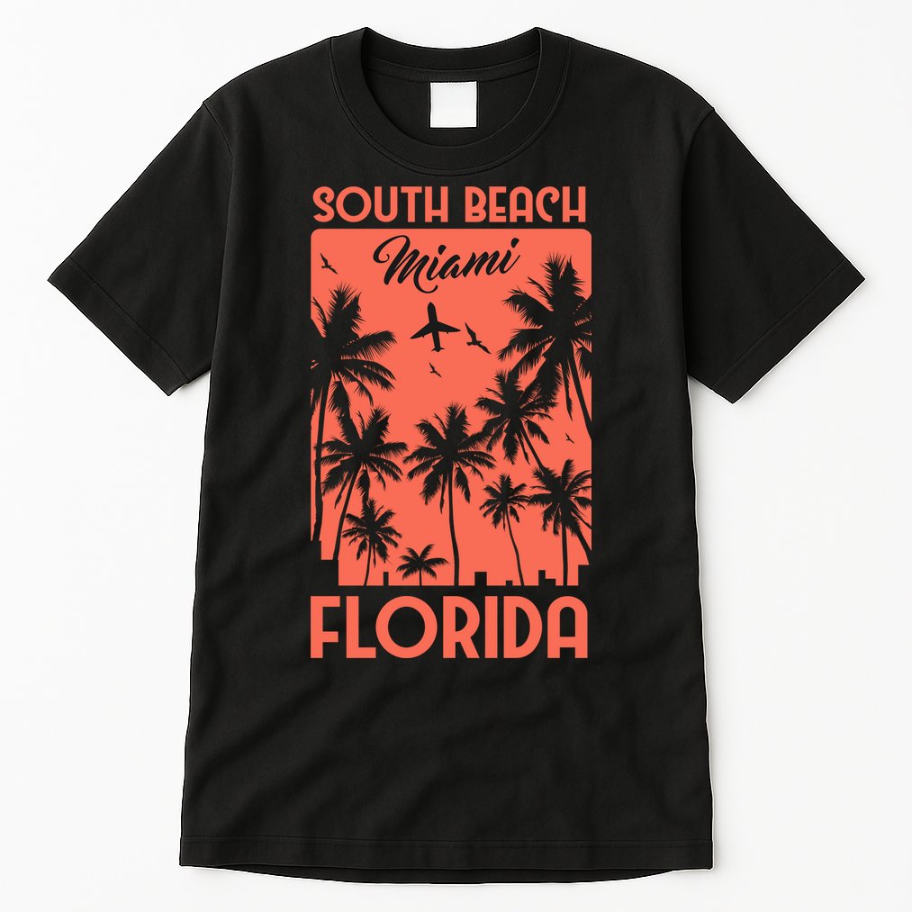 South Beach Miami Tall T-Shirt