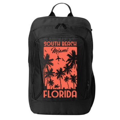 South Beach Miami City Backpack