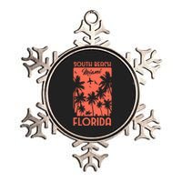 South Beach Miami Metallic Star Ornament