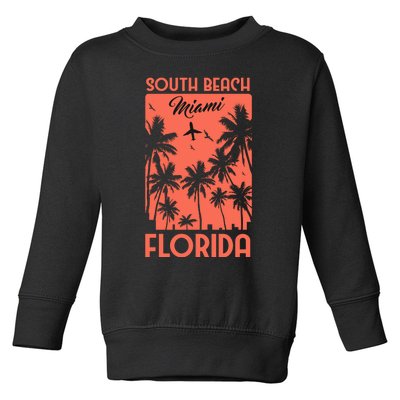 South Beach Miami Toddler Sweatshirt