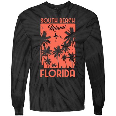 South Beach Miami Tie-Dye Long Sleeve Shirt