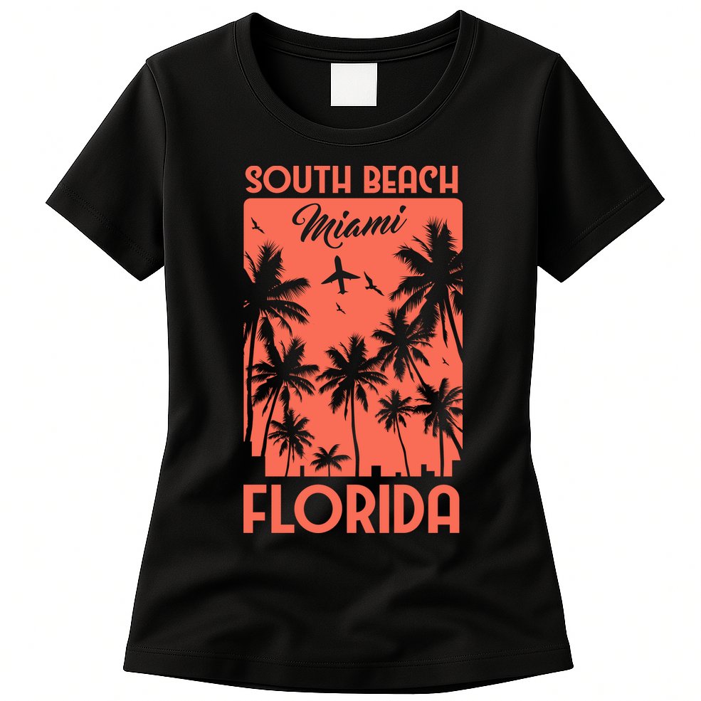 South Beach Miami Womens T-Shirt