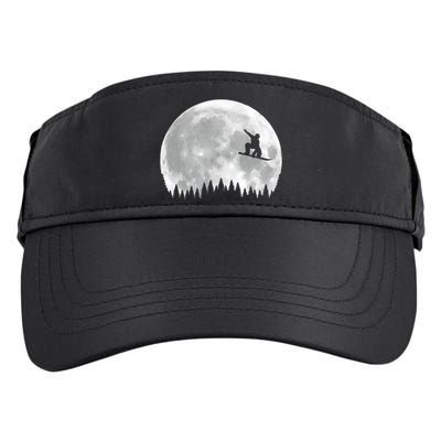 Snow Boarding Moon Cool Sport Hobby Adult Drive Performance Visor