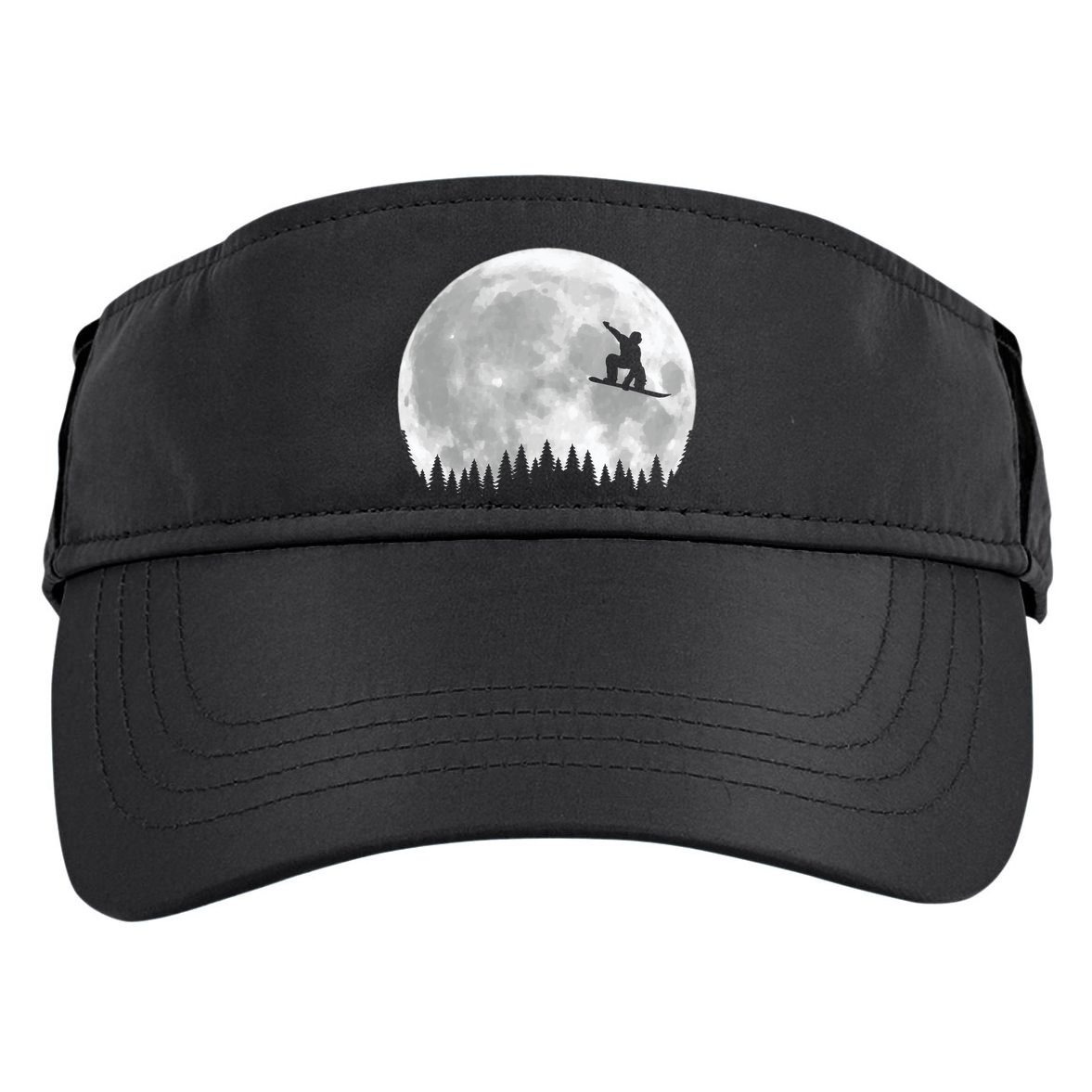 Snow Boarding Moon Cool Sport Hobby Adult Drive Performance Visor