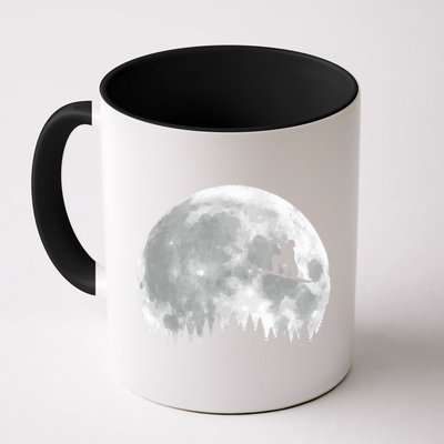 Snow Boarding Moon Cool Sport Hobby Mug