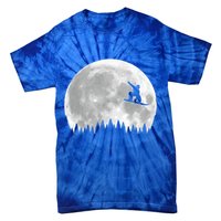 Snow Boarding Moon Cool Sport Hobby Tie-Dye T-Shirt