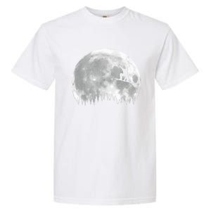 Snow Boarding Moon Cool Sport Hobby Garment-Dyed Heavyweight T-Shirt