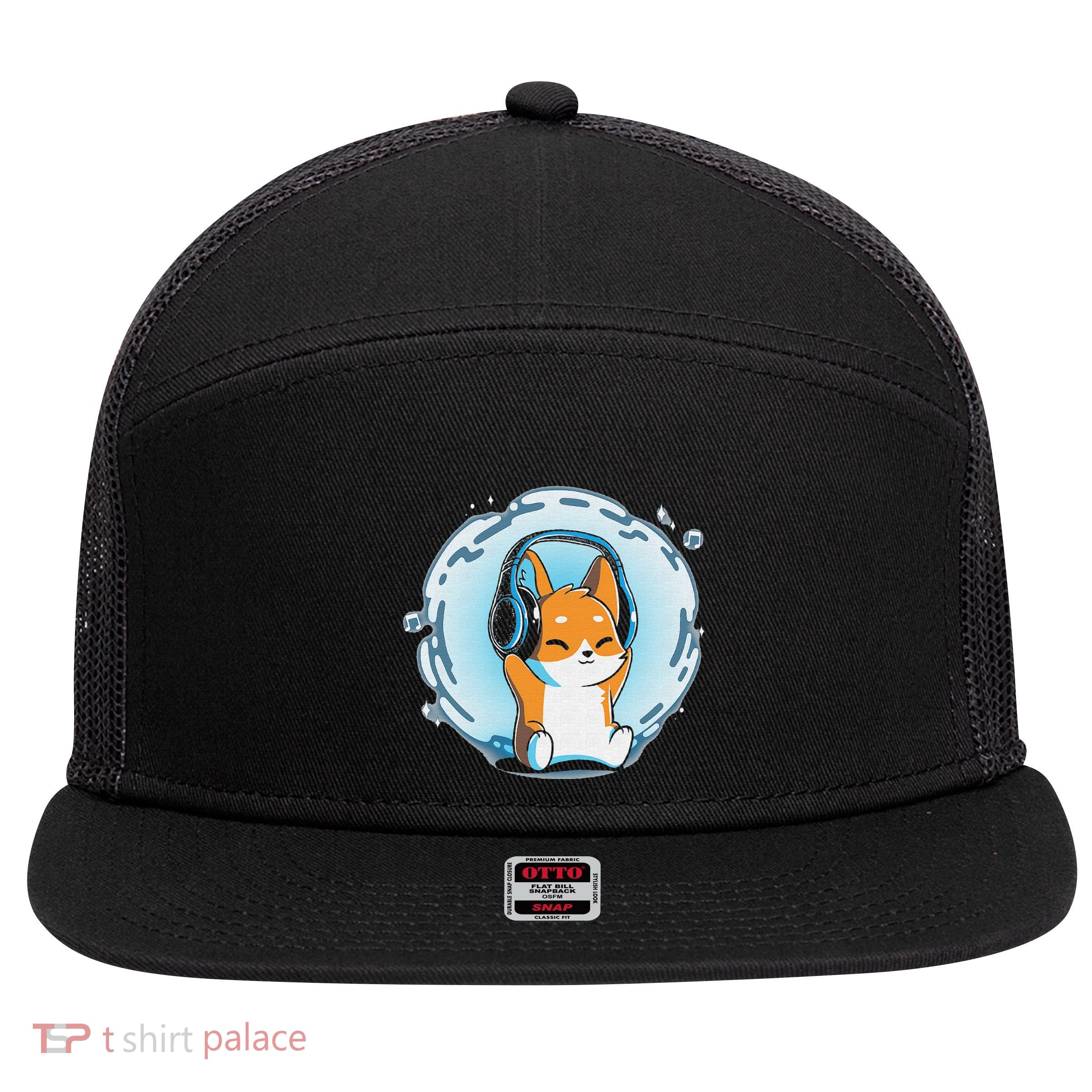 Surrounded by Music (GLOW) 7 Panel Mesh Trucker Snapback Hat
