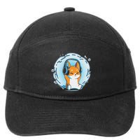 Surrounded by Music (GLOW) 7-Panel Snapback Hat