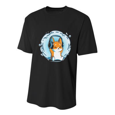 Surrounded by Music (GLOW) Youth Performance Sprint T-Shirt