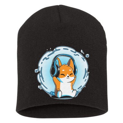 Surrounded by Music (GLOW) Short Acrylic Beanie