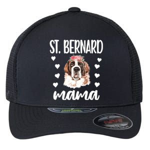 St Bernard Mama Saint Bernard Dog Owner St Bernard Mom Long Sleeve Flexfit Unipanel Trucker Cap