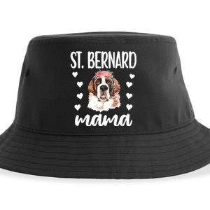 St Bernard Mama Saint Bernard Dog Owner St Bernard Mom Long Sleeve Sustainable Bucket Hat