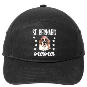 St Bernard Mama Saint Bernard Dog Owner St Bernard Mom Long Sleeve 7-Panel Snapback Hat