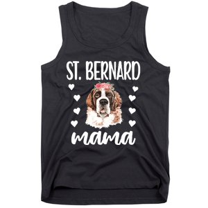 St Bernard Mama Saint Bernard Dog Owner St Bernard Mom Long Sleeve Tank Top