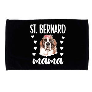 St Bernard Mama Saint Bernard Dog Owner St Bernard Mom Long Sleeve Microfiber Hand Towel