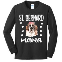 St Bernard Mama Saint Bernard Dog Owner St Bernard Mom Long Sleeve Kids Long Sleeve Shirt