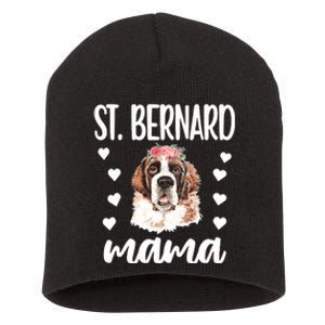 St Bernard Mama Saint Bernard Dog Owner St Bernard Mom Long Sleeve Short Acrylic Beanie