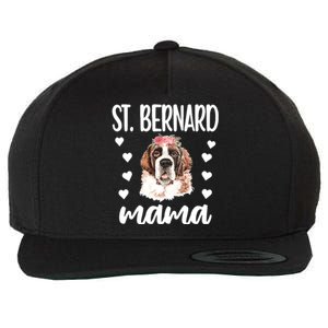 St Bernard Mama Saint Bernard Dog Owner St Bernard Mom Long Sleeve Wool Snapback Cap