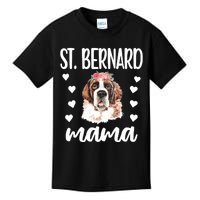 St Bernard Mama Saint Bernard Dog Owner St Bernard Mom Long Sleeve Kids T-Shirt