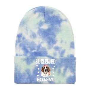 St Bernard Mama Saint Bernard Dog Owner St Bernard Mom Long Sleeve Tie Dye 12in Knit Beanie