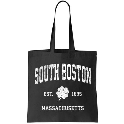 South Boston Massachusetts Vintage Shamrock Sports Bag