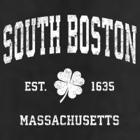 South Boston Massachusetts Vintage Shamrock Sports Golf Towel