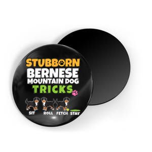 Stubborn Bernese Mountain Dog Tricks I Bernese Mountain Dog Magnet