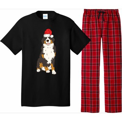 Santa Bernese Mountain Dog Winter Christmas Dog Mom Holiday Great Gift Pajama Set