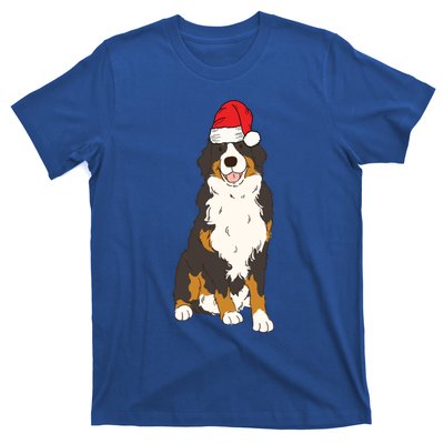 Santa Bernese Mountain Dog Winter Christmas Dog Mom Holiday Great Gift T-Shirt