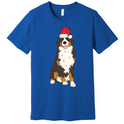 Santa Bernese Mountain Dog Winter Christmas Dog Mom Holiday Great Gift Premium T-Shirt