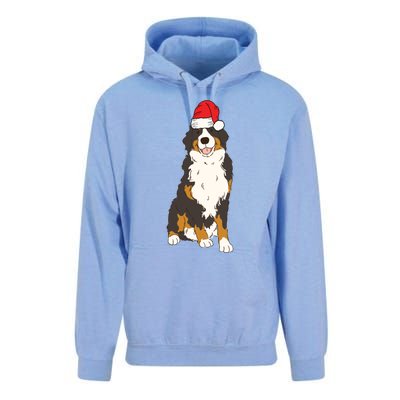 Santa Bernese Mountain Dog Winter Christmas Dog Mom Holiday Great Gift Unisex Surf Hoodie